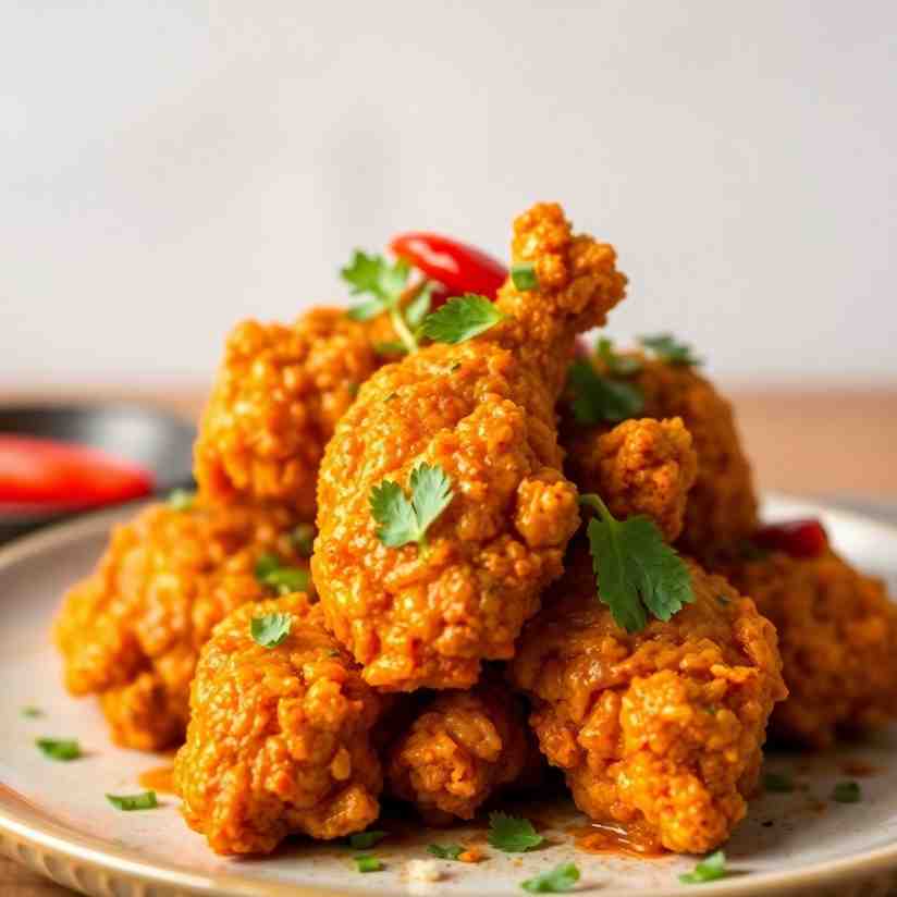 Brunei Ayam Penyet Your Crispy Spicy Fried Chicken Recipe